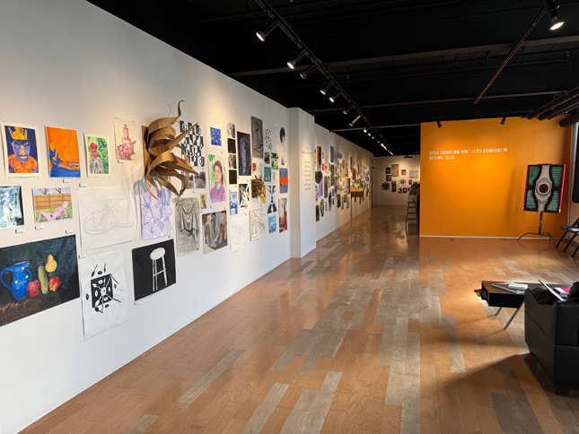 gallery view from entrance