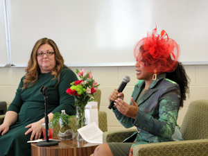 speaker at International Women's Day event