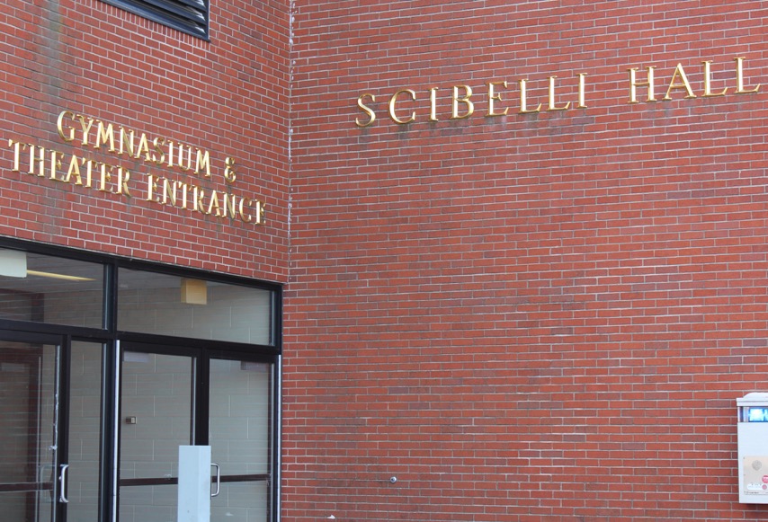 Entrance to the Scibelli Hall Theater